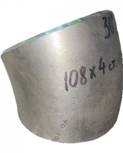 Отвод 30-219х8 ст.09г2с 30 град. 2 исп. ГОСТ 17375-2001 МС01 в Новосибирске