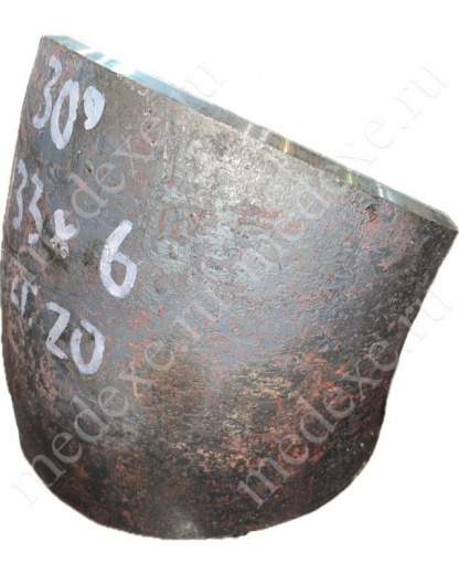Отвод 45-219х6 ст.09г2c 45 град. 2 исп. ГОСТ 17375-2001 МС01 в Новосибирске